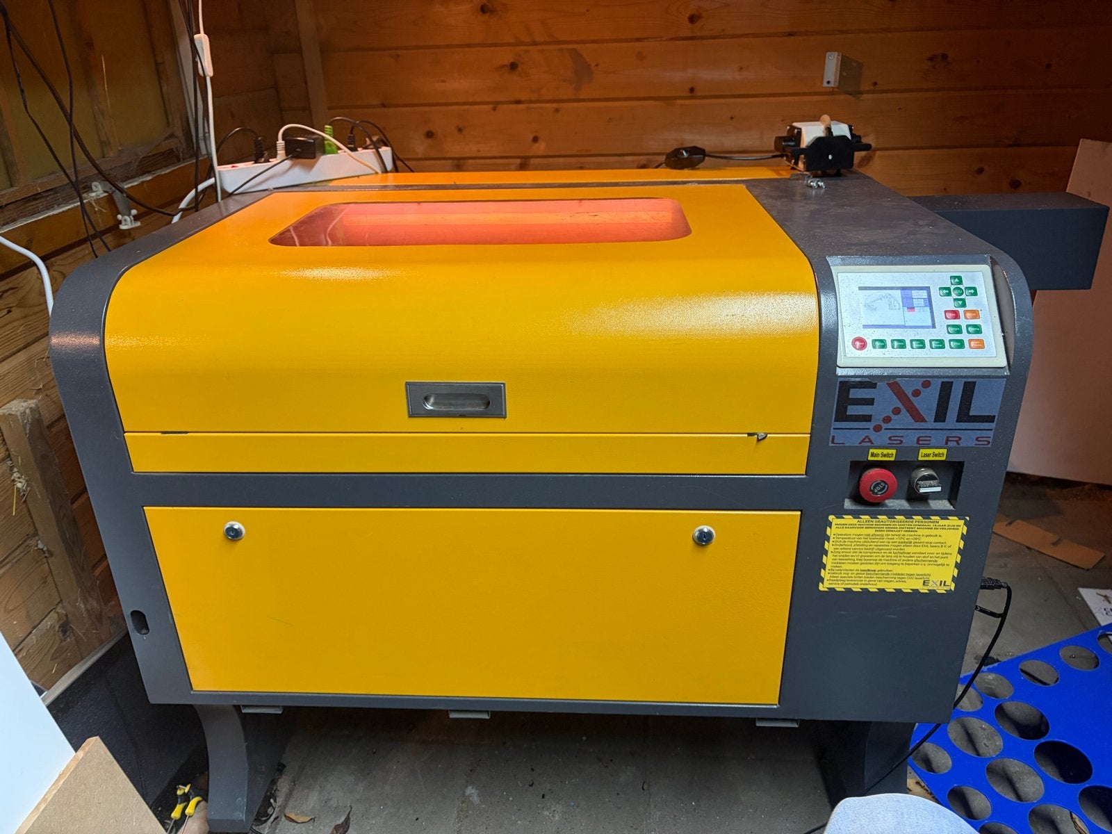 EXIL Lasers CO2 Lasersnijder met Chiller, Ophalen