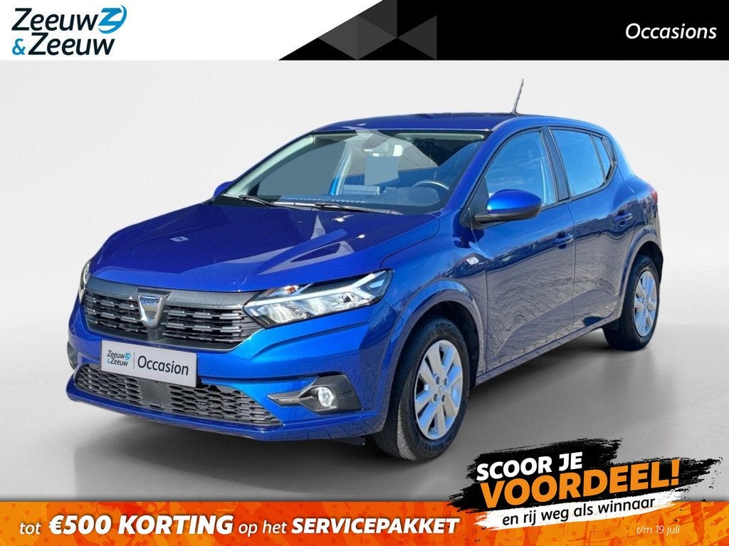 Dacia Sandero 90PK TCe Comfort | Apple CarPlay/Android Auto, Auto's, Dacia, Bedrijf, Te koop, Sandero, ABS, Airbags, Airconditioning