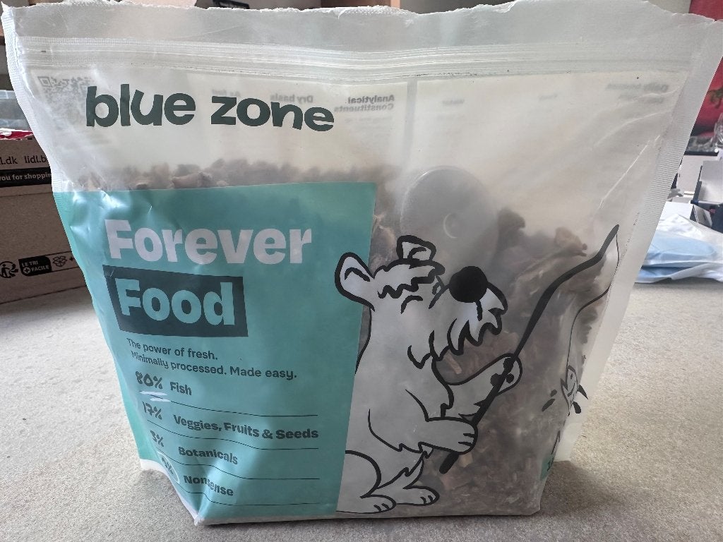 Blue Zone Forever Food Vis voor hond 972 gram, Ophalen of Verzenden, Hond