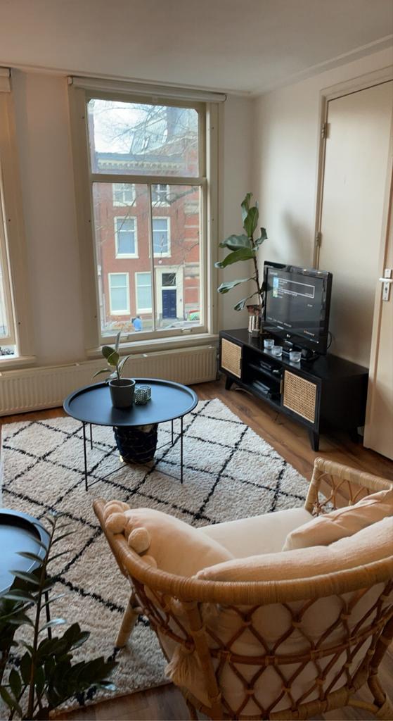 Rotan Tv meubel (140x40x50cm), Ophalen, Overige materialen, 100 tot 150 cm, Zo goed als nieuw