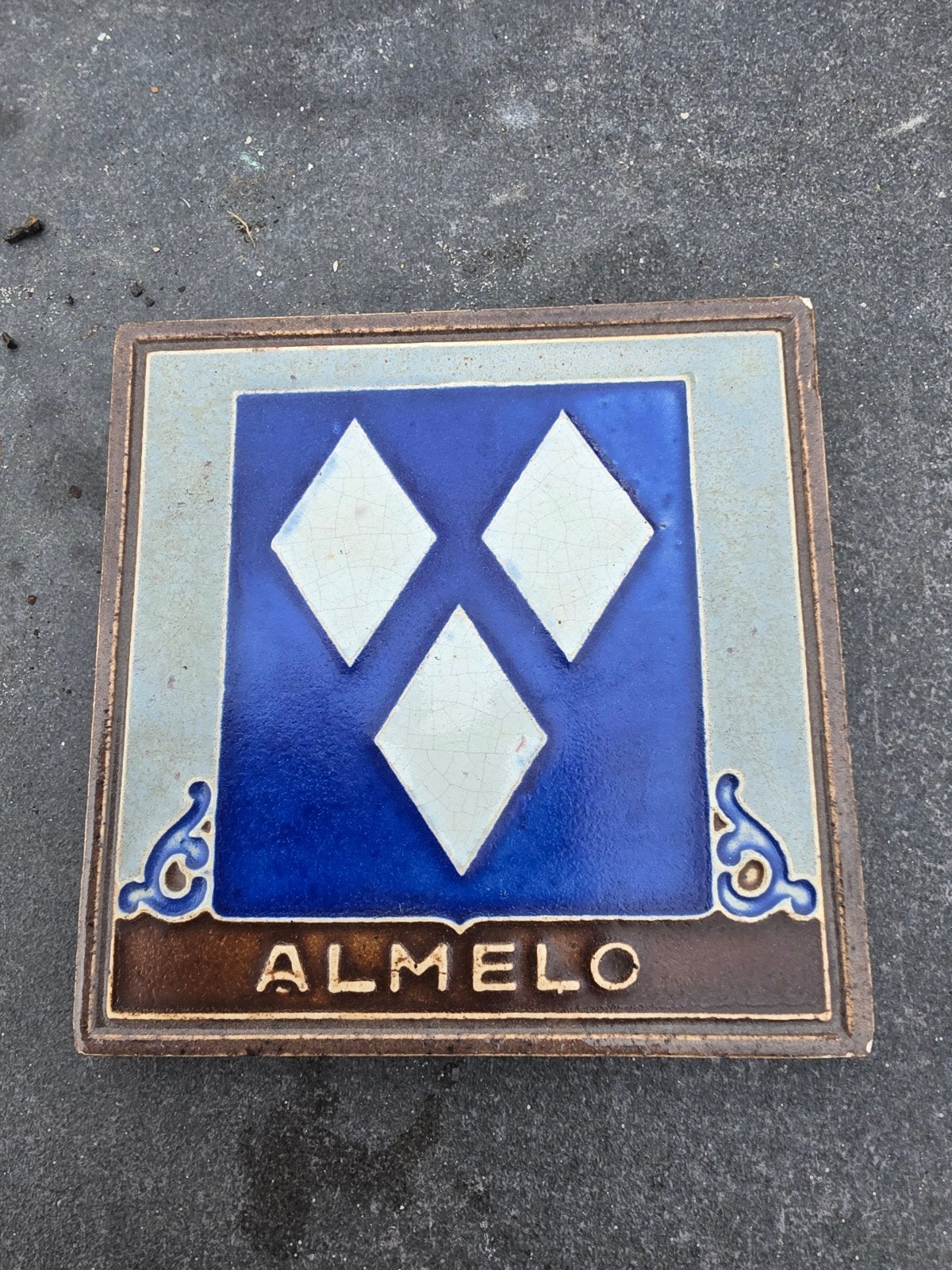 Vintage Westraver Almelo Tegel - Made in Holland, Antiek en Kunst, Ophalen of Verzenden