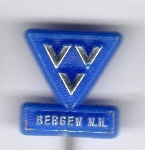 Speldje VVV BERGEN NOORD HOLLAND (A2), Verzamelen, Speldjes, Pins en Buttons, Ophalen of Verzenden, Gebruikt, Overige onderwerpen