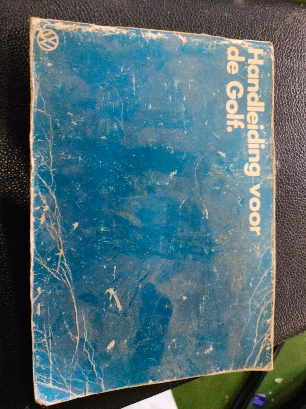 Handleiding Volkswagen Golf 1 - Uitgave Augustus 1980, Ophalen of Verzenden