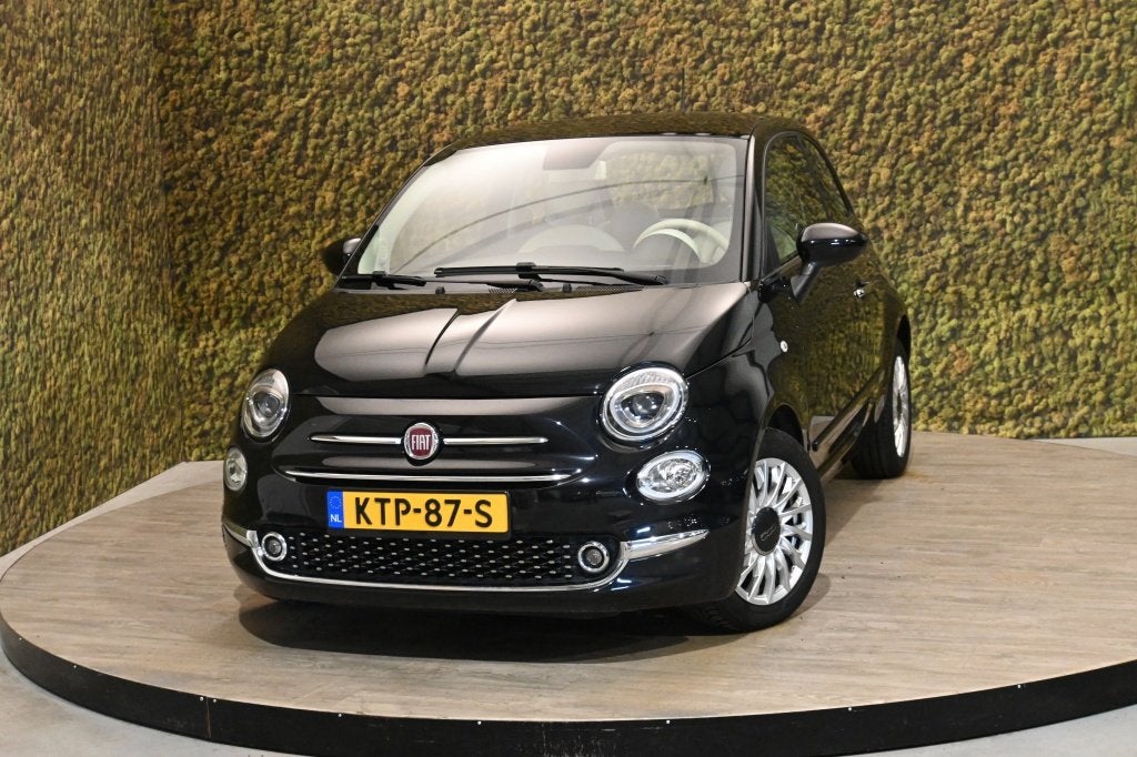 Fiat 500 1.2 Lounge | Carplay | PDC | Airco (bj 2019), Stof, Gebruikt, 4 cilinders, 4 stoelen