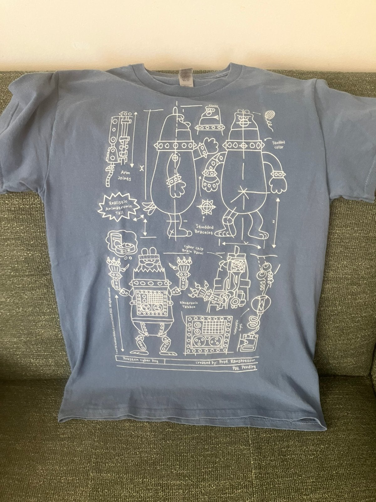 T-shirt Wallace & Gromit - Preston, Ophalen of Verzenden, Gebruikt, Film, Kleding