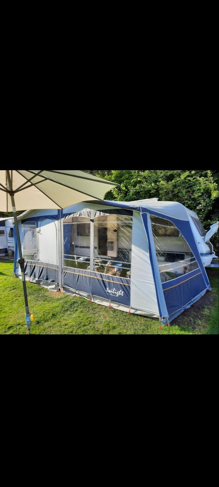 Isabella Twilight voortent, omloopmaat 9.35, z.g.a.n., Caravans en Kamperen, Ophalen, Zo goed als nieuw