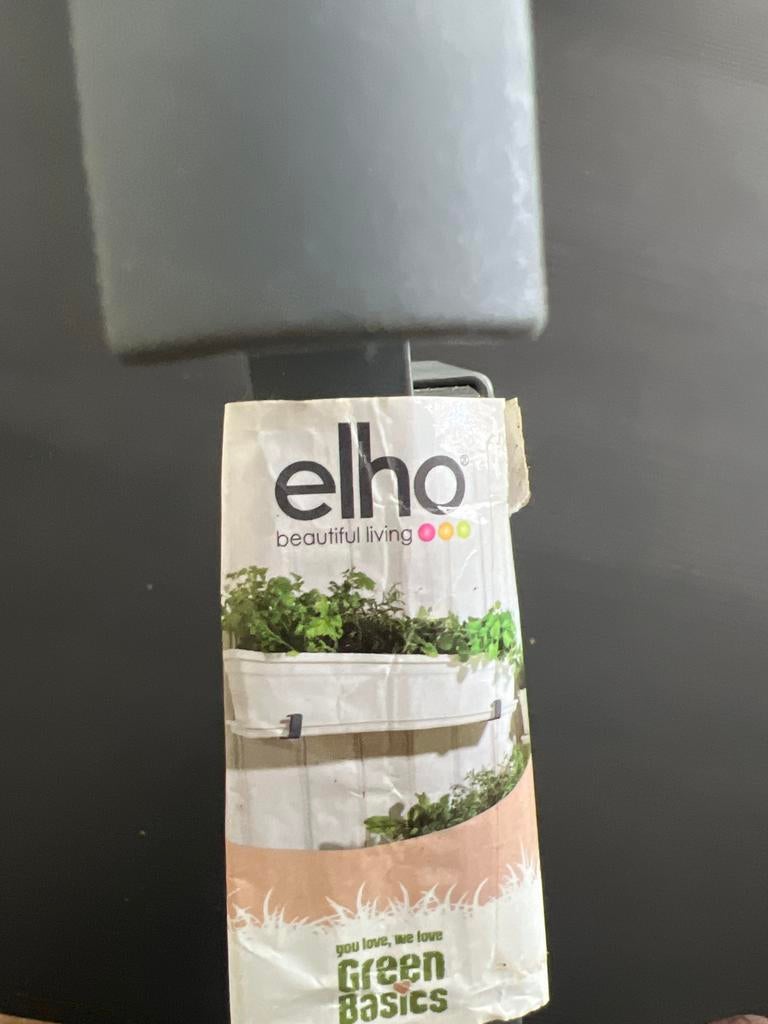 Elho Green Basics Balkonhaken voor Bloembakken, Kunststof, Minder dan 30 cm, Balkon, Minder dan 60 cm