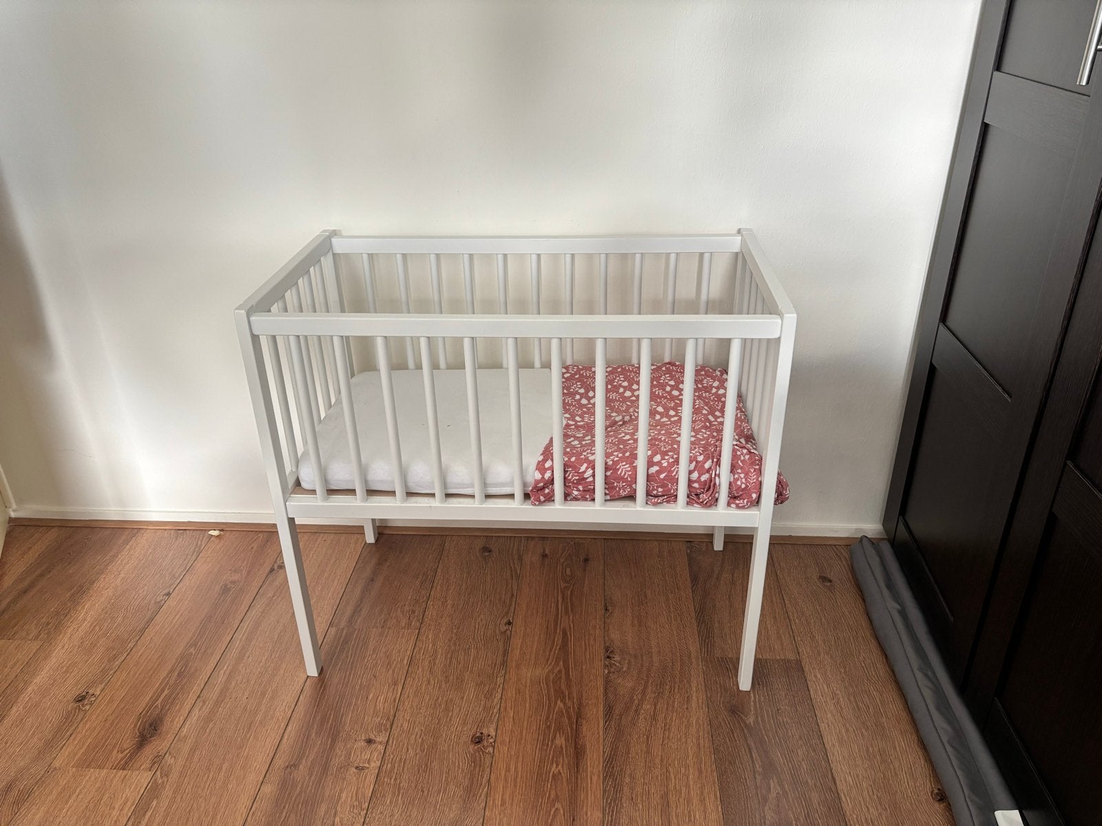 Wiegje 40x80 cm met matras en beddengoed, Ophalen, Gebruikt, Wieg