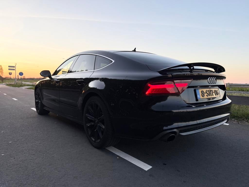 Audi A7 2.8 V6 Multitronic Automaat - S line, Auto's, Audi, Zwart, 2773 cc, 4 stoelen, Alcantara