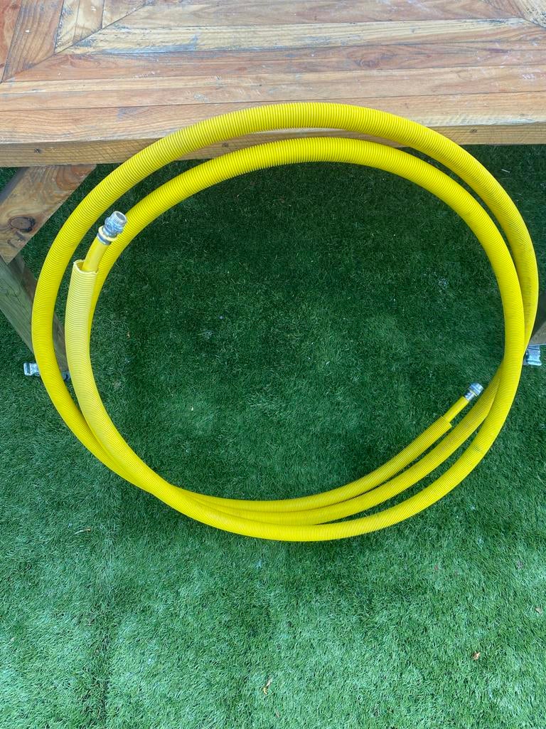 RVS gasslang met buitenmantel 6.85 mtr, Ophalen, Gebruikt, Overige typen
