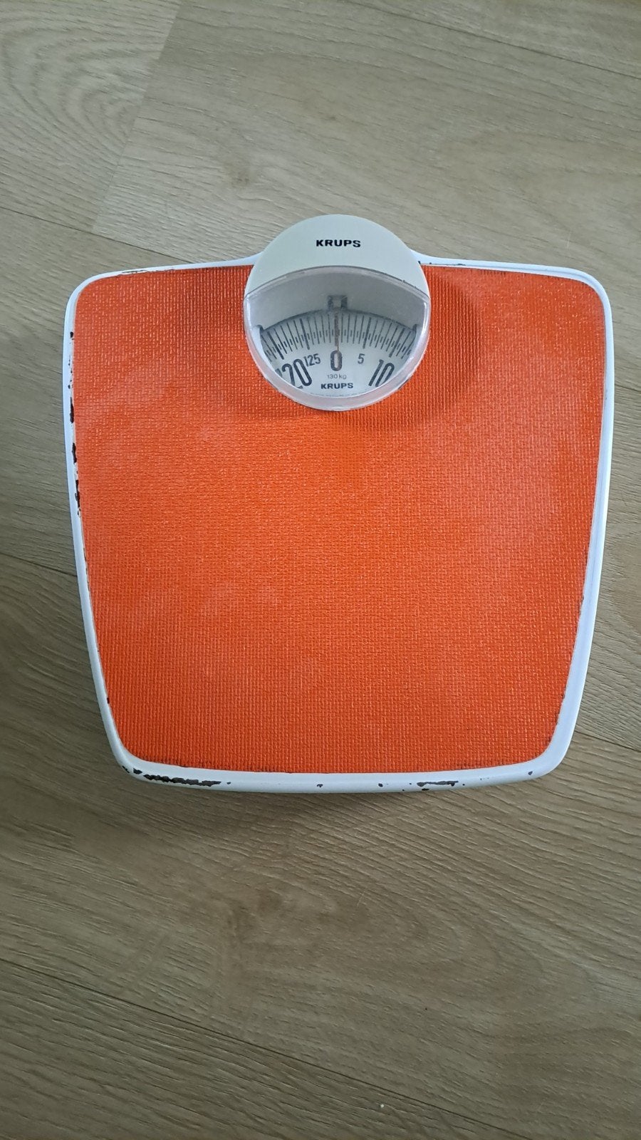 Krups Personenweegschaal - Oranje Retro Design, Ophalen of Verzenden