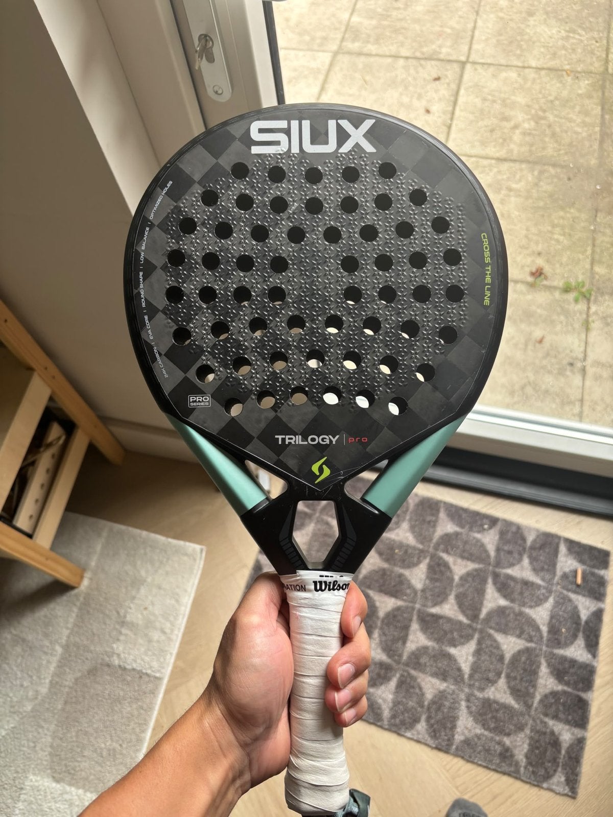Siux Trilogy Pro Padelracket - Zo goed als nieuw, Sport en Fitness, Ophalen of Verzenden, Zo goed als nieuw, Padelracket