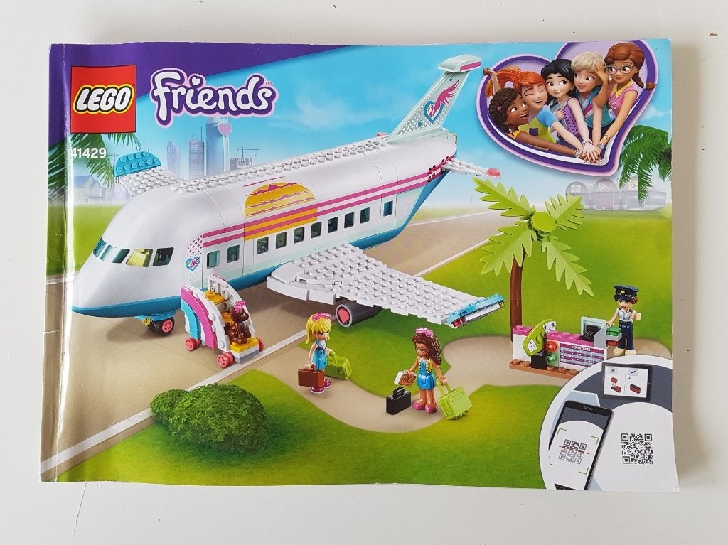 Lego Friends 41429 Heartlake City Vliegtuig, Ophalen of Verzenden, Zo goed als nieuw, Compleet