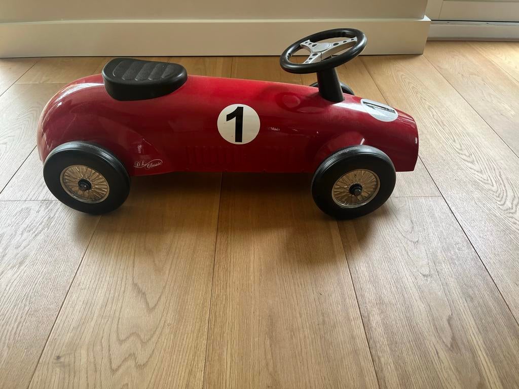 Rode Ferrari Loopauto voor Kinderen - Vintage Stijl, Ophalen of Verzenden, Gebruikt, Loopvoertuig