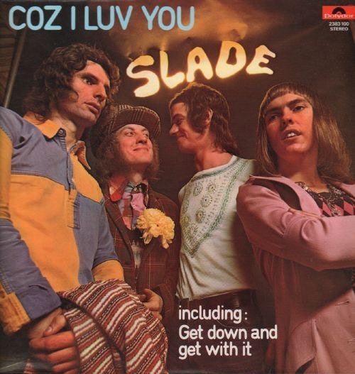 lp,Slade – Coz I Luv You, Cd's en Dvd's, Ophalen of Verzenden, Gebruikt, 12 inch, Poprock