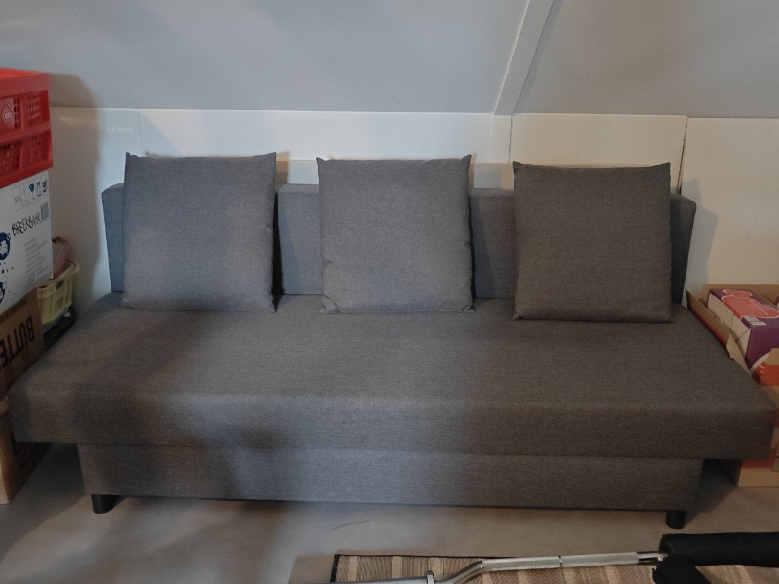 Ikea slaapbank - Goede staat, weinig gebruikt, Ophalen, Tweepersoons, 140 cm, Zo goed als nieuw