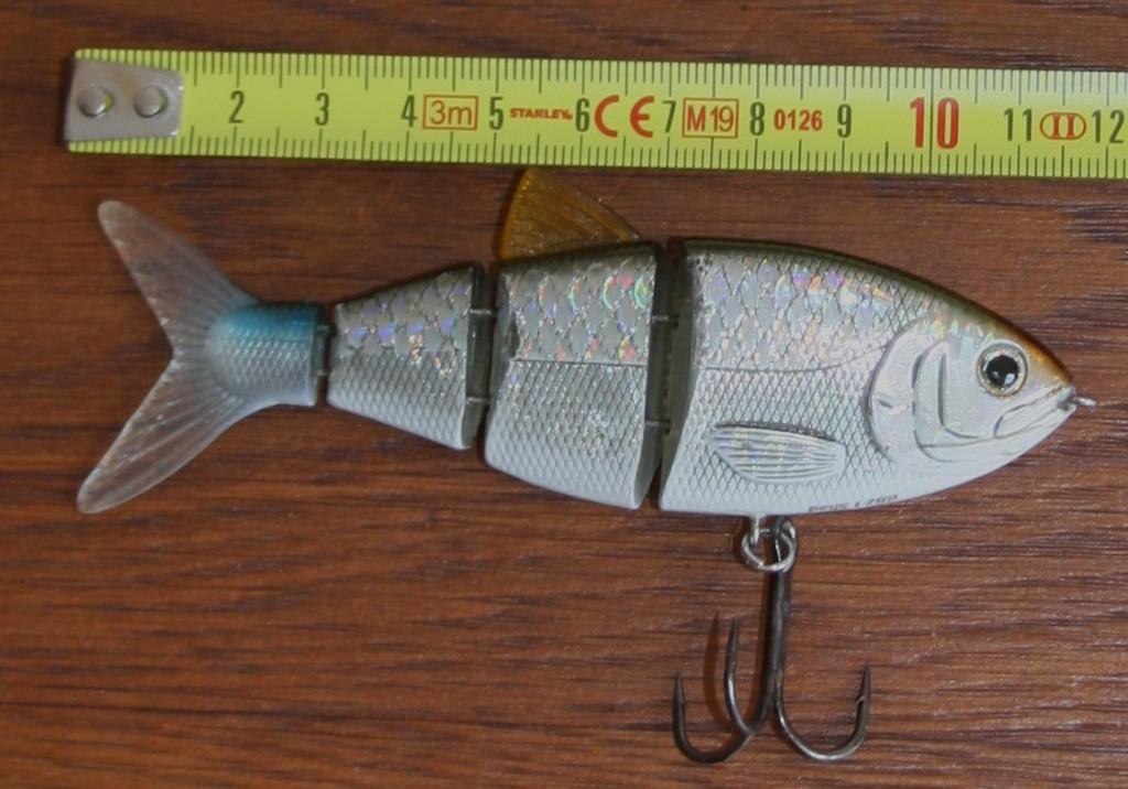Spro BBZ-1 Shad Slow Sink 12cm 24 Gram Gebruikt, Ophalen of Verzenden, Gebruikt, Overige typen
