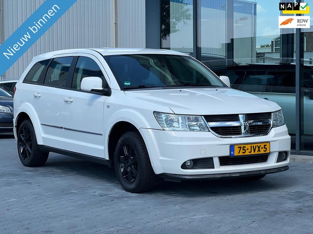 Dodge Journey 2.4 SE AIRCO CRUISE TREKHAAK, Auto's, Dodge, Gebruikt, 4 cilinders, Wit, Bedrijf