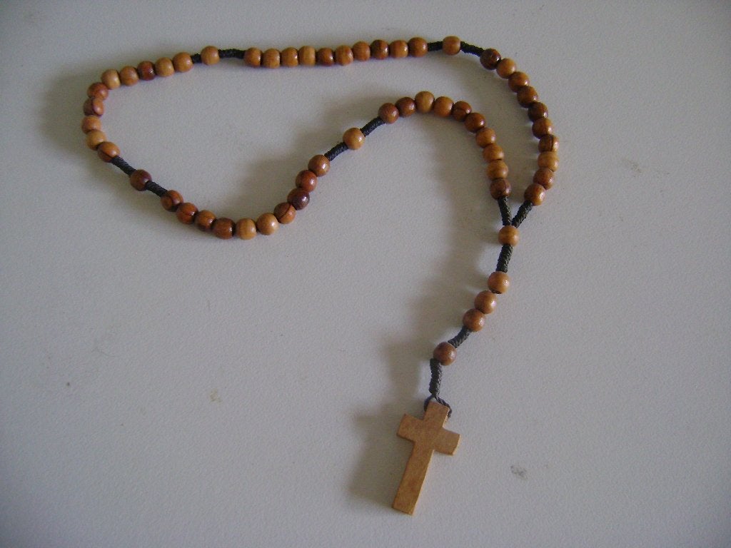 Houten Rozenkrans Israel Bethlehem, Verzamelen, Ophalen of Verzenden, Zo goed als nieuw