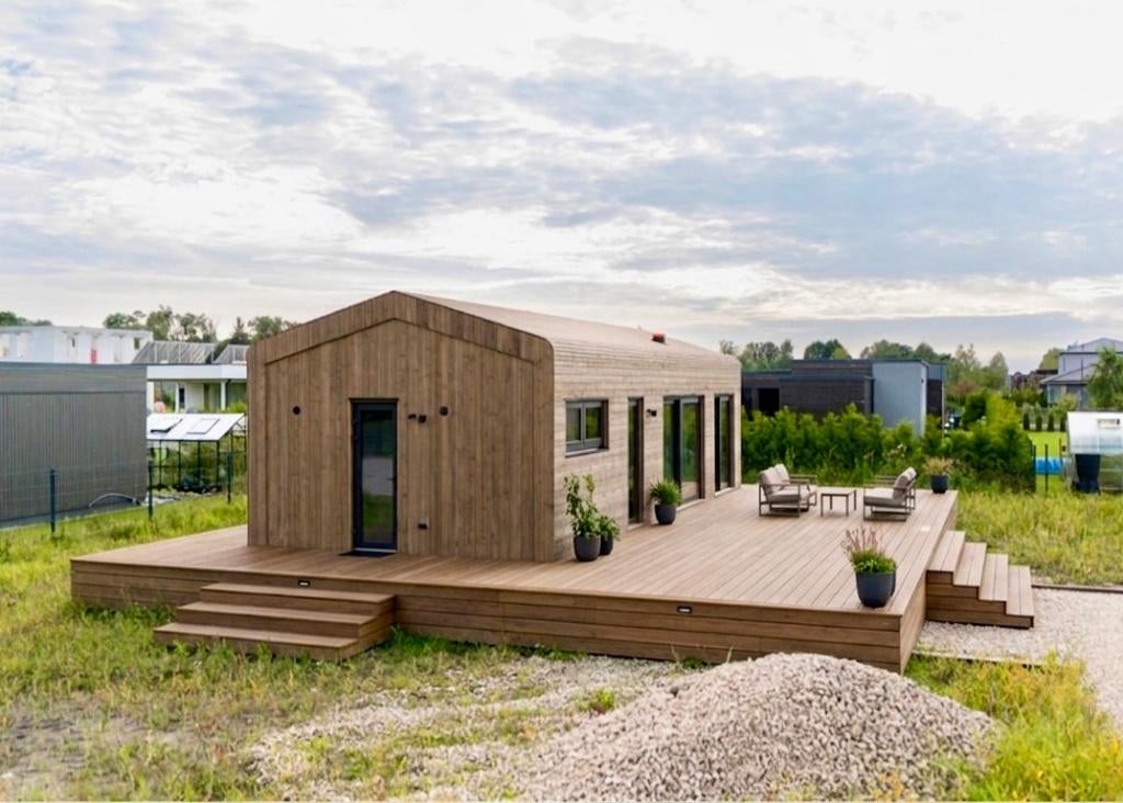 Direct leverbaar (mantelzorg)woning met sauna - 60m² + loft, Huizen en Kamers, Recreatiewoningen te koop, 2 slaapkamers, 60 m²
