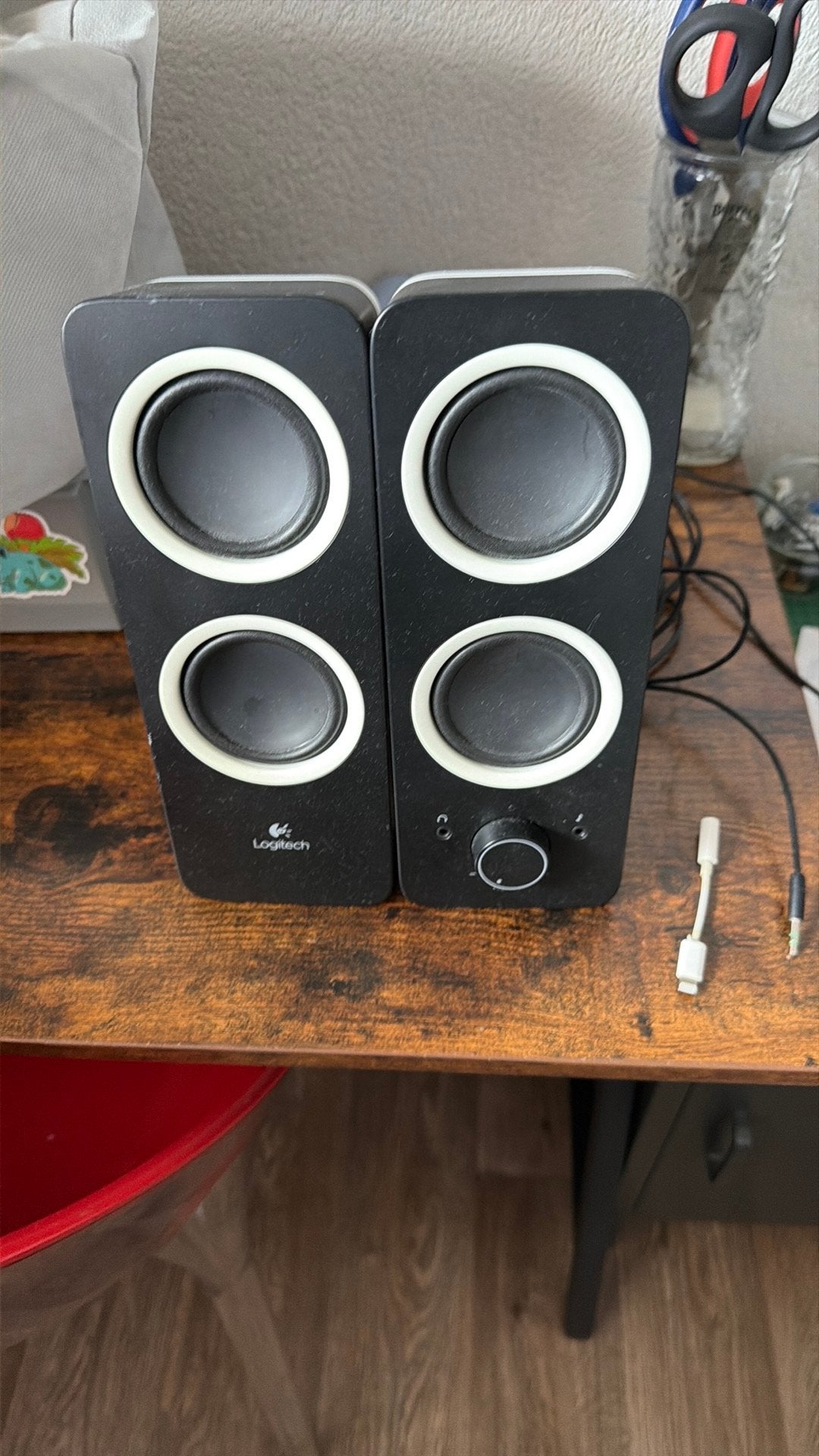 Logitech Z200, Computers en Software, Pc speakers, Ophalen, Gebruikt, Audiokanaal 2