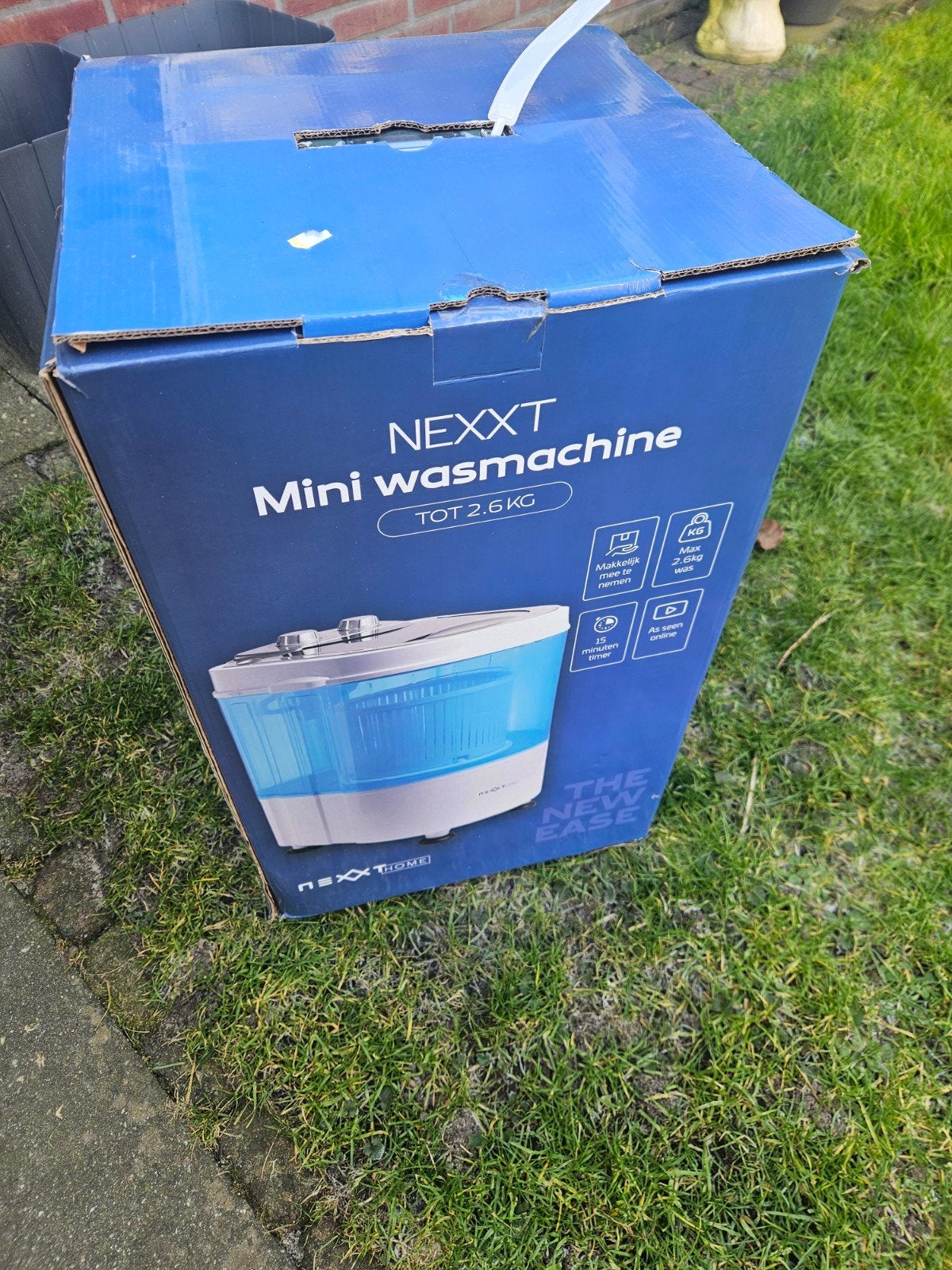 NEXXT Mini Wasmachine - Compact en Efficiënt, Ophalen, Minder dan 1200 toeren, Minder dan 85 cm, Minder dan 4 kg