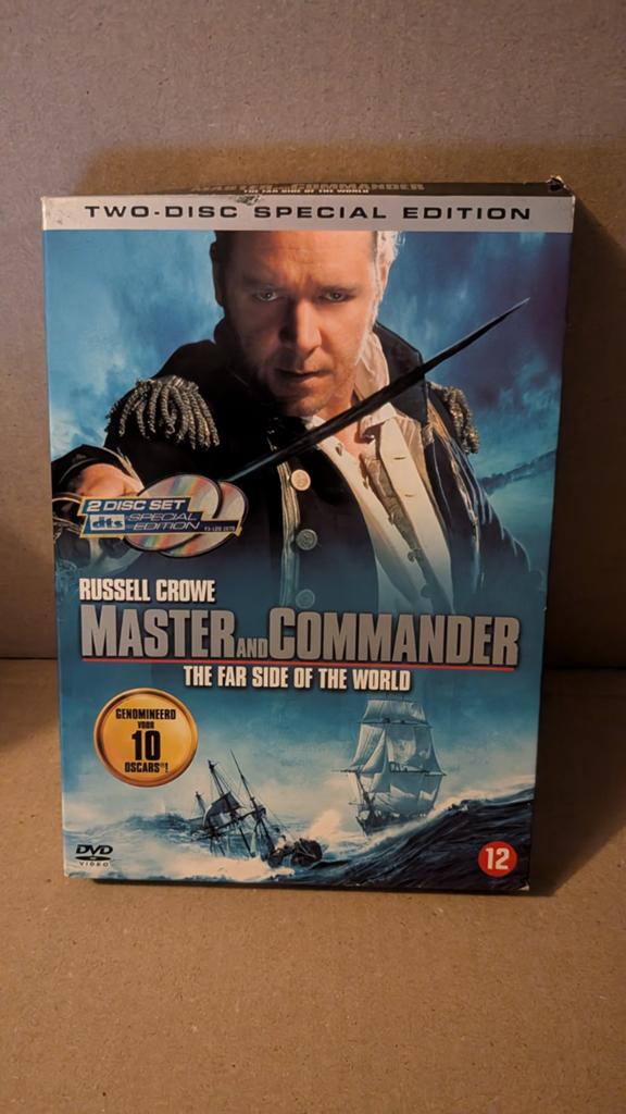 Master and Commander: The Far Side of the World (DVD), Gebruikt, Boxset, Actie, Ophalen of Verzenden