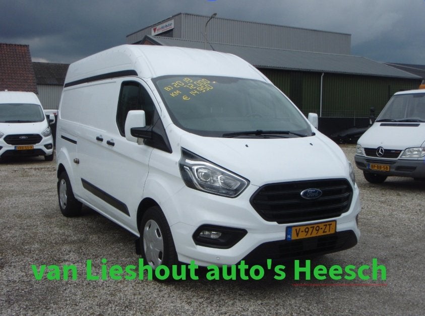 Ford Transit Custom L2H2 Trend Lage kilometerstand 72850 km, Voorwielaandrijving, 4 cilinders, Wit, Bedrijf