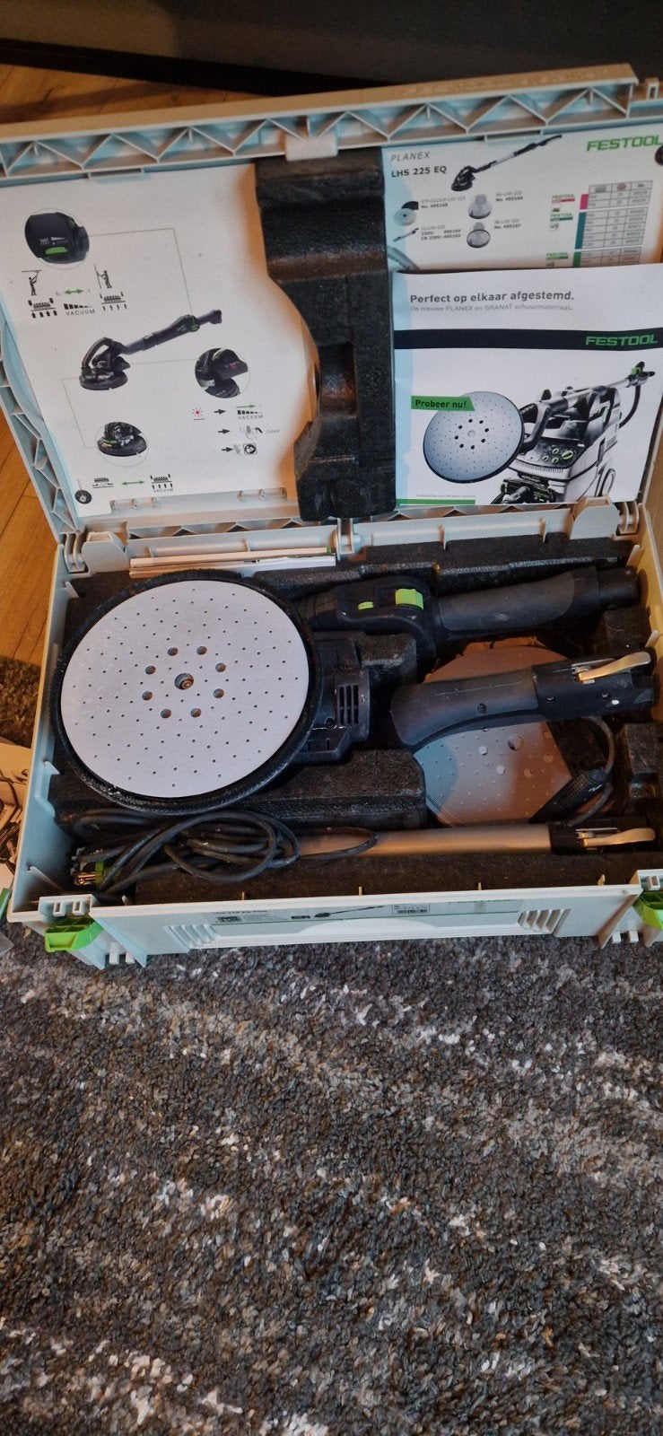 LHS 225 EQ-PLUS Festool, Ophalen, Zo goed als nieuw, 600 tot 1200 watt, Overige typen