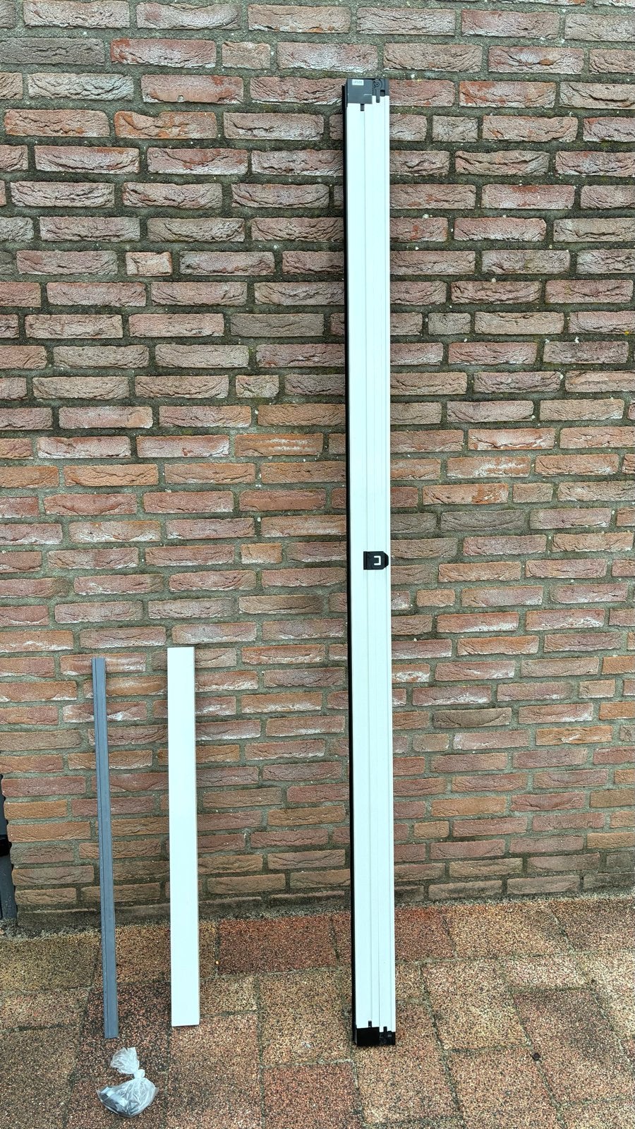 AVZ Plissé hordeur 84x207 cm, RAL 9010., Ophalen, 80 tot 100 cm, Hordeur, Zo goed als nieuw