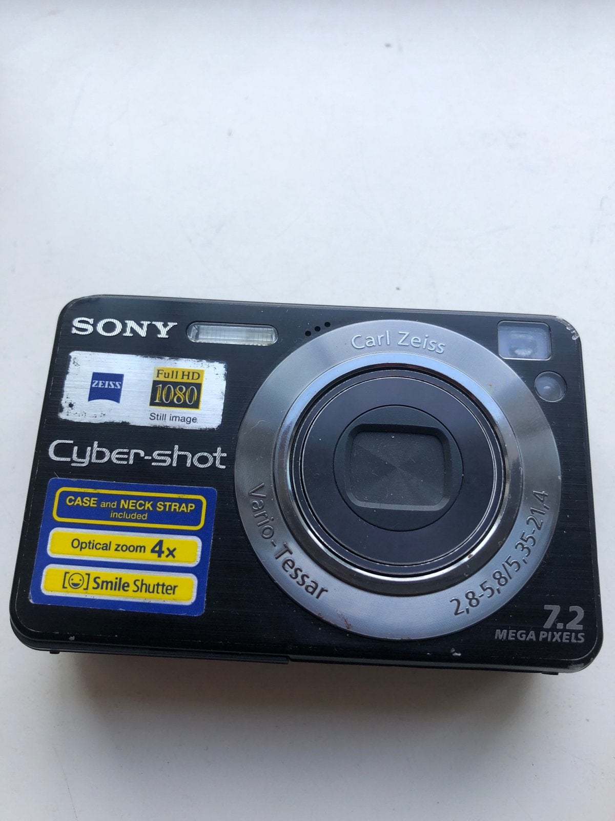 Sony Cyber-shot DSC-W125 Carl Zeiss 7.2 MP Compactcamera, Ingebouwde flitser, Gebruikt, Ophalen of Verzenden, Compactcamera