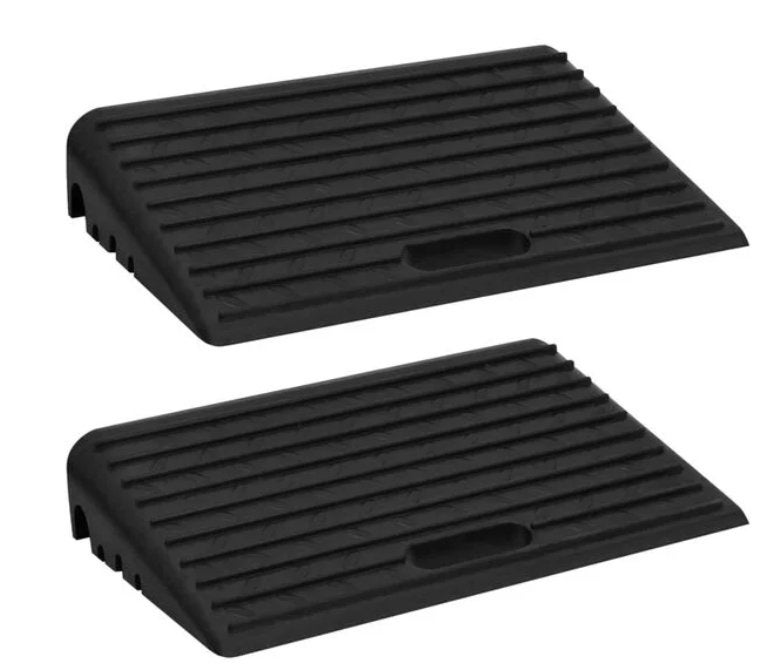 2x Opstap opstaphelling drempelhulp rubber 11cm GRATIS BZRGD, Verzenden, Nieuw, Nvt, Nvt
