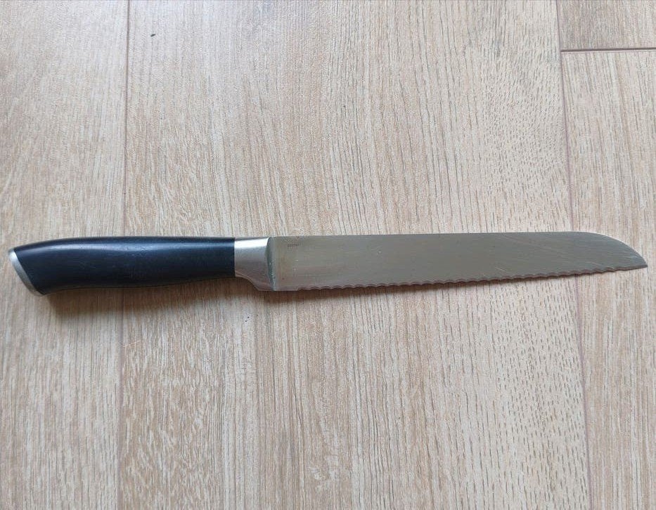 Boretti broodmes lemmet 20cm, Ophalen, Los bestek, Zo goed als nieuw, Rvs of Chroom