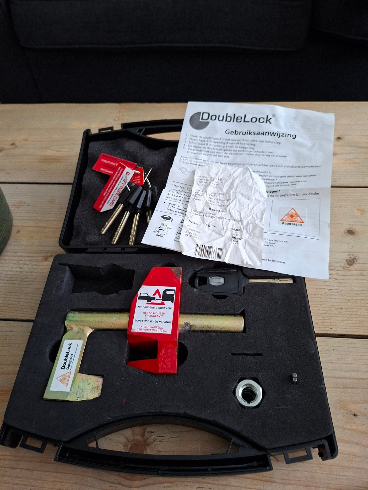 DoubleLock Compact Eagle showk disselslot, Verzenden, Zo goed als nieuw
