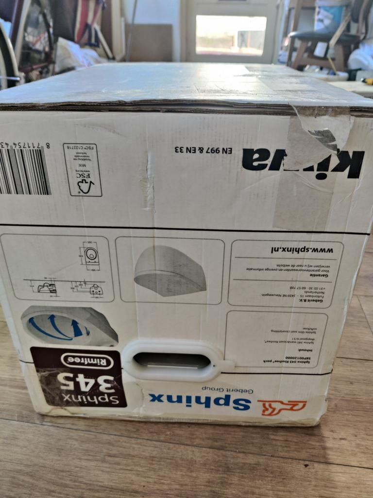 Nieuwe Sphinx 345 Rimfree wandcloset (hang wc), Doe-het-zelf en Verbouw, Sanitair, Ophalen of Verzenden, Nieuw, Toilet