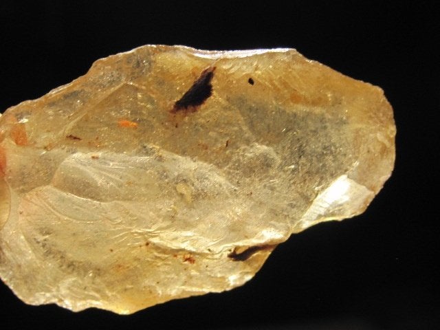 m. 2x groot stuk ruwe edelsteen BARNSTEEN (3), Verzenden, Mineraal
