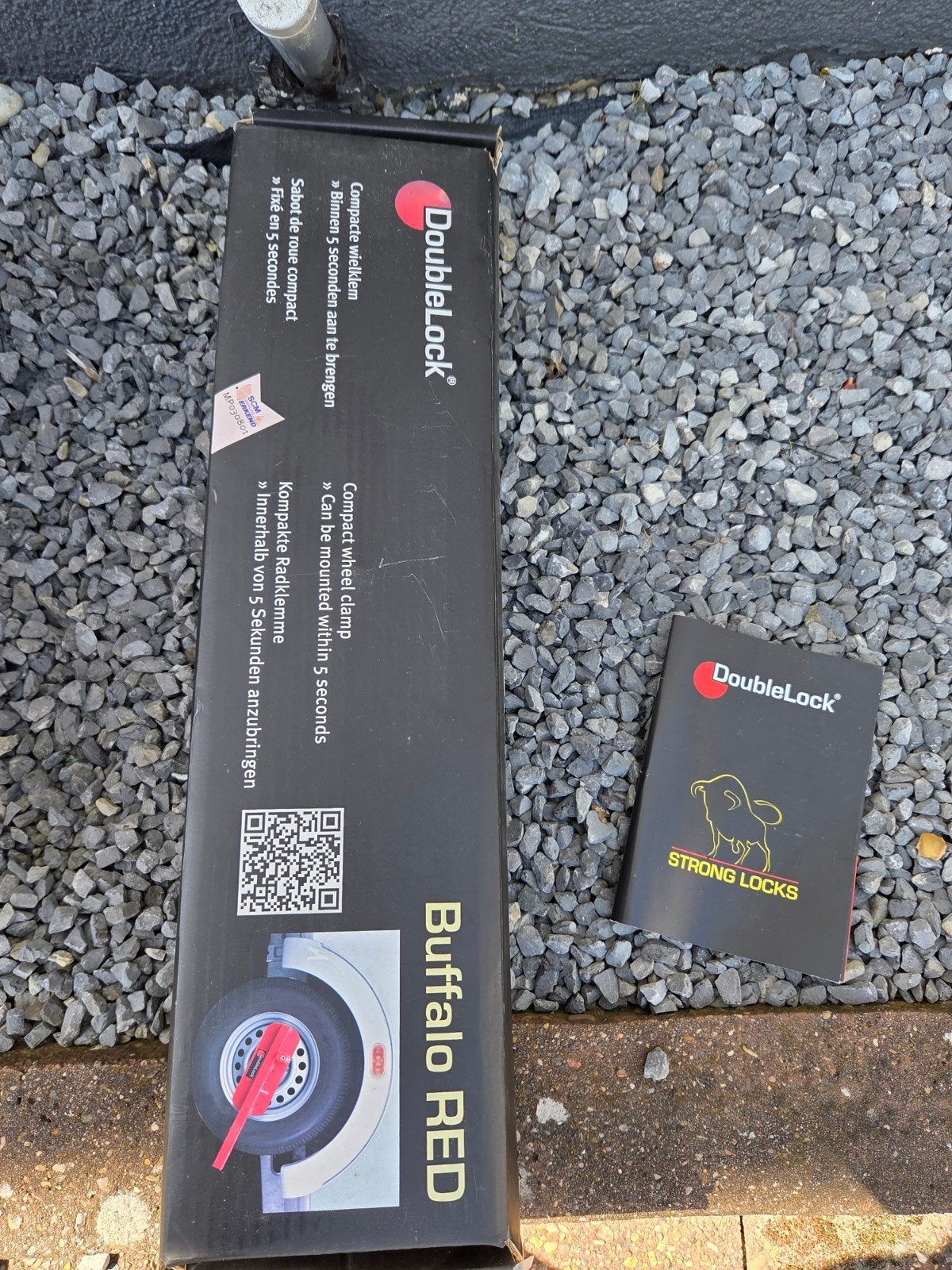 DoubleLock Buffalo RED Compact Wielklem, Ophalen, Zo goed als nieuw