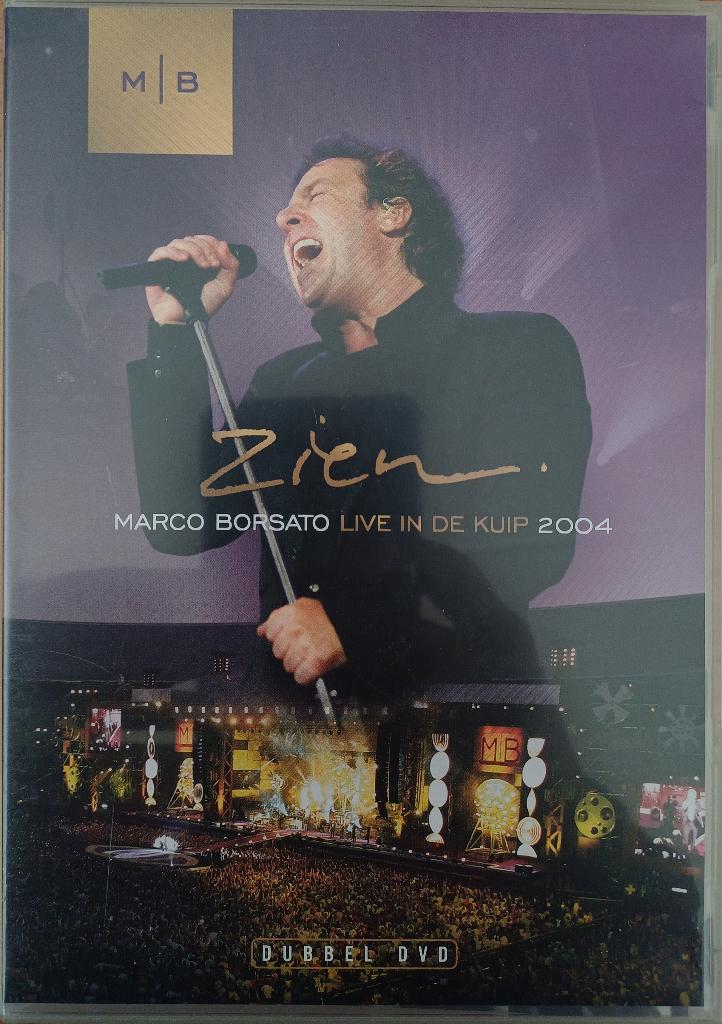 2+1 GRATIS! DVD Marco Borsato - Zien - Live in de Kuip 2004, Alle leeftijden, Boxset, Muziek en Concerten, Ophalen of Verzenden