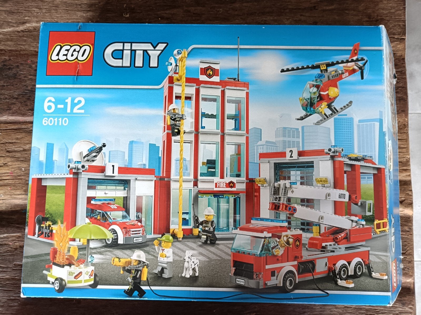 LEGO City Brandweerkazerne 60110 - Gebruikt, Lego, Ophalen of Verzenden, Inclusief instructies, Complete set