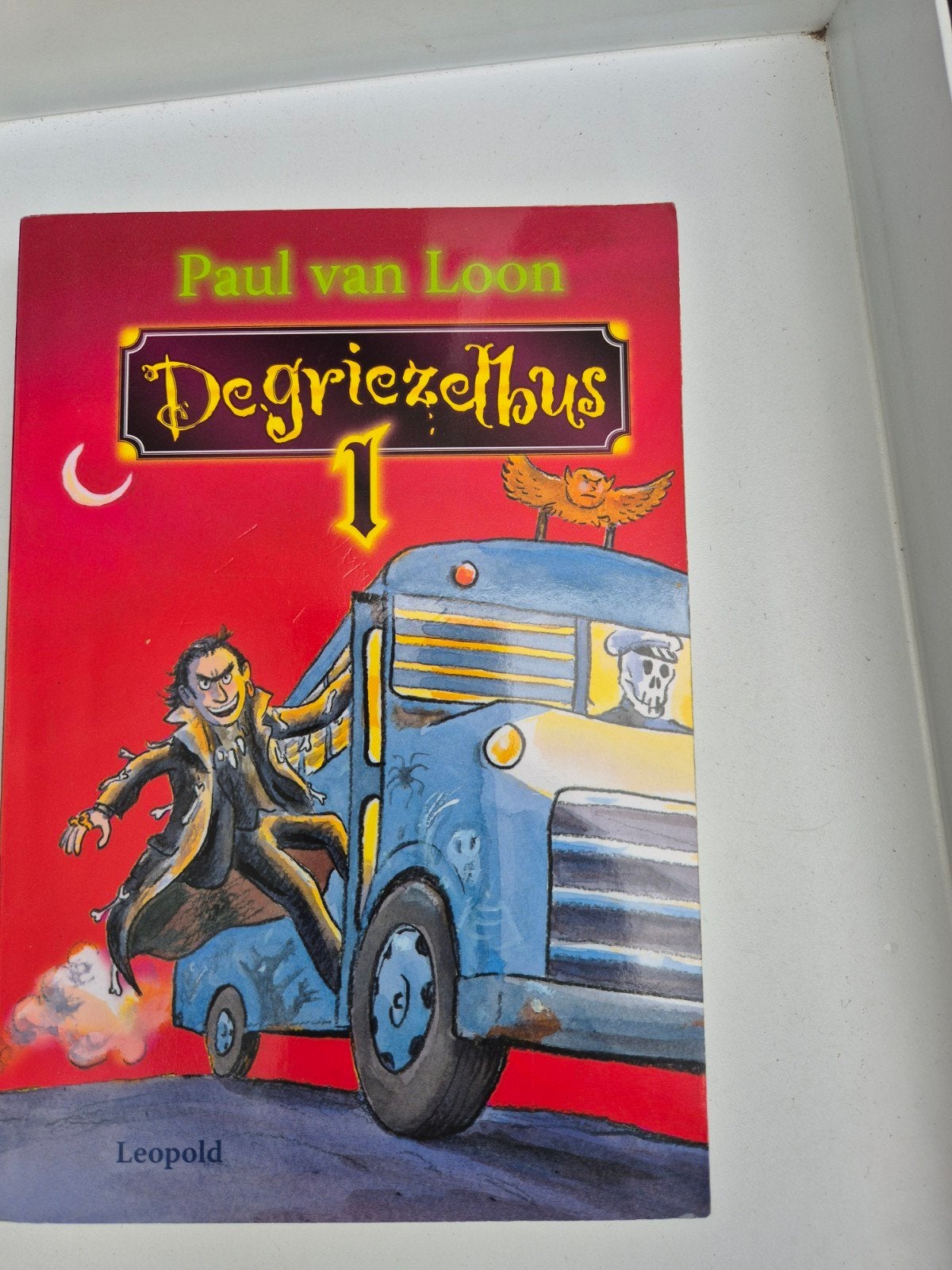 De Griezelbus 1 - Paul van Loon (Leopold), Ophalen of Verzenden, Gelezen, Paul van Loon, Fictie algemeen