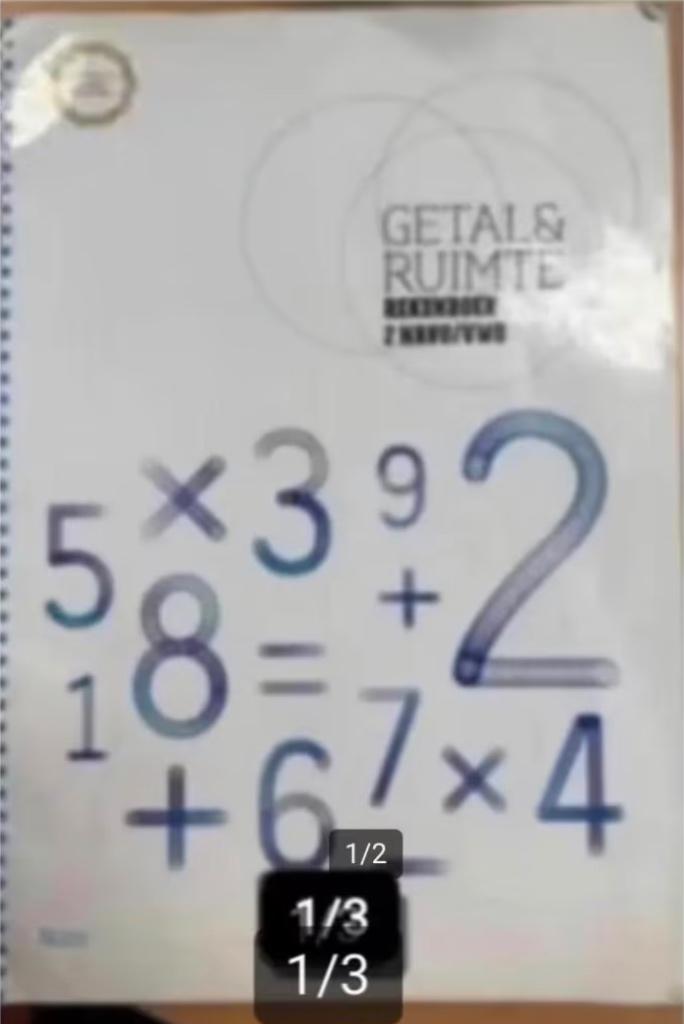 Getal & Ruimte Rekenboek 2 Havo/Vwo, Boeken, Ophalen of Verzenden, Beta, Zo goed als nieuw