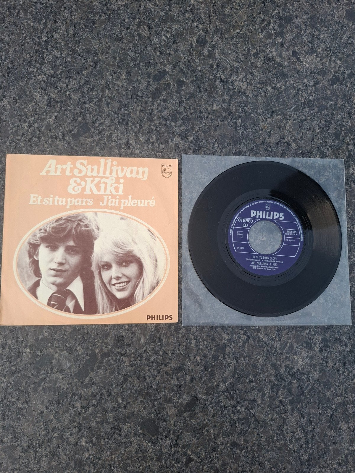 Art Sullivan & Kiki - Et Si Tu Pars (1977), 7 inch, Ophalen of Verzenden, Zo goed als nieuw, Pop