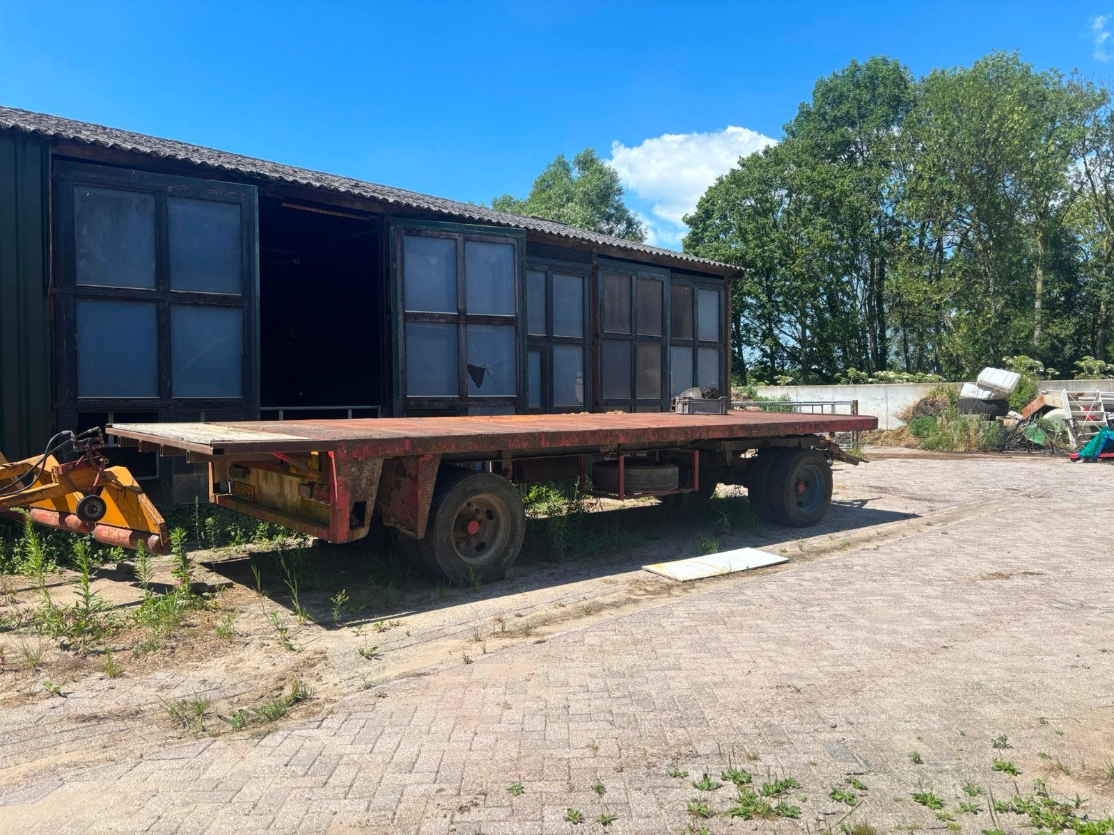 Platte wagen te koop, Ophalen, Wiellader of Shovel