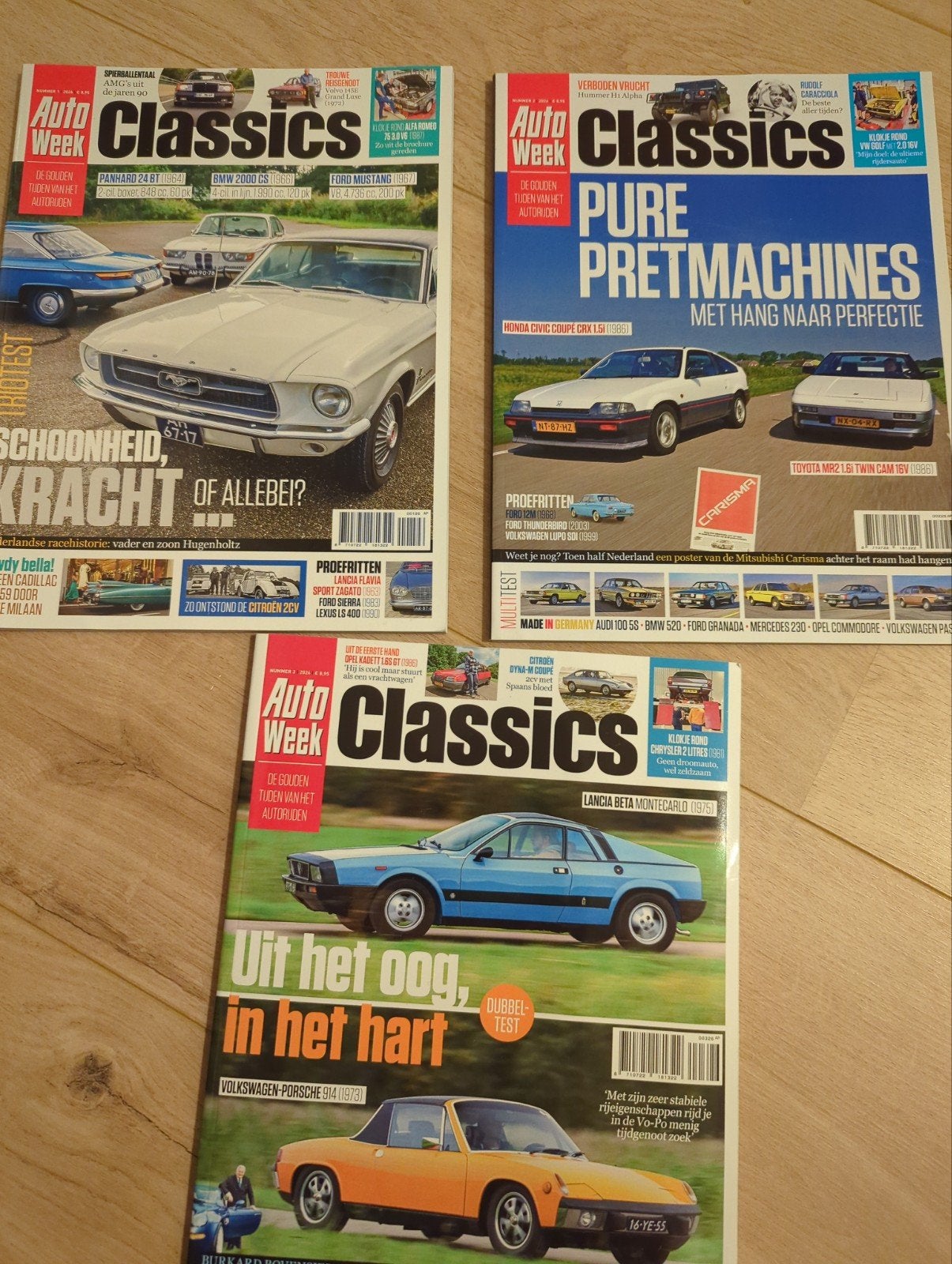 AutoWeek Classics nrs. 1, 2, 3 uit 2026 - Zeer goede staat, Ophalen of Verzenden, Zo goed als nieuw