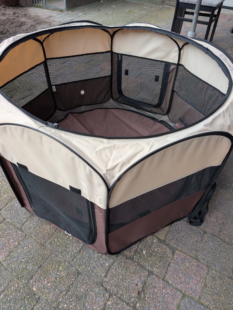 Opvouwbare ren voor puppy's, konijnen of cavia's, 110 cm of meer, Cavia, Zo goed als nieuw, Ren