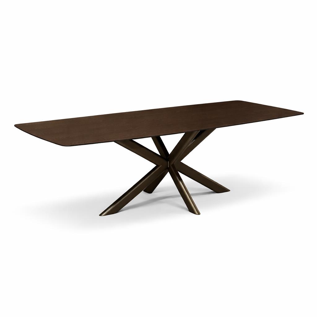 Eiken fineer tafel 240x100cm deens ovaal **showroom model**, Huis en Inrichting, Tafels | Eettafels, Japandi, Eikenhout, 200 cm of meer
