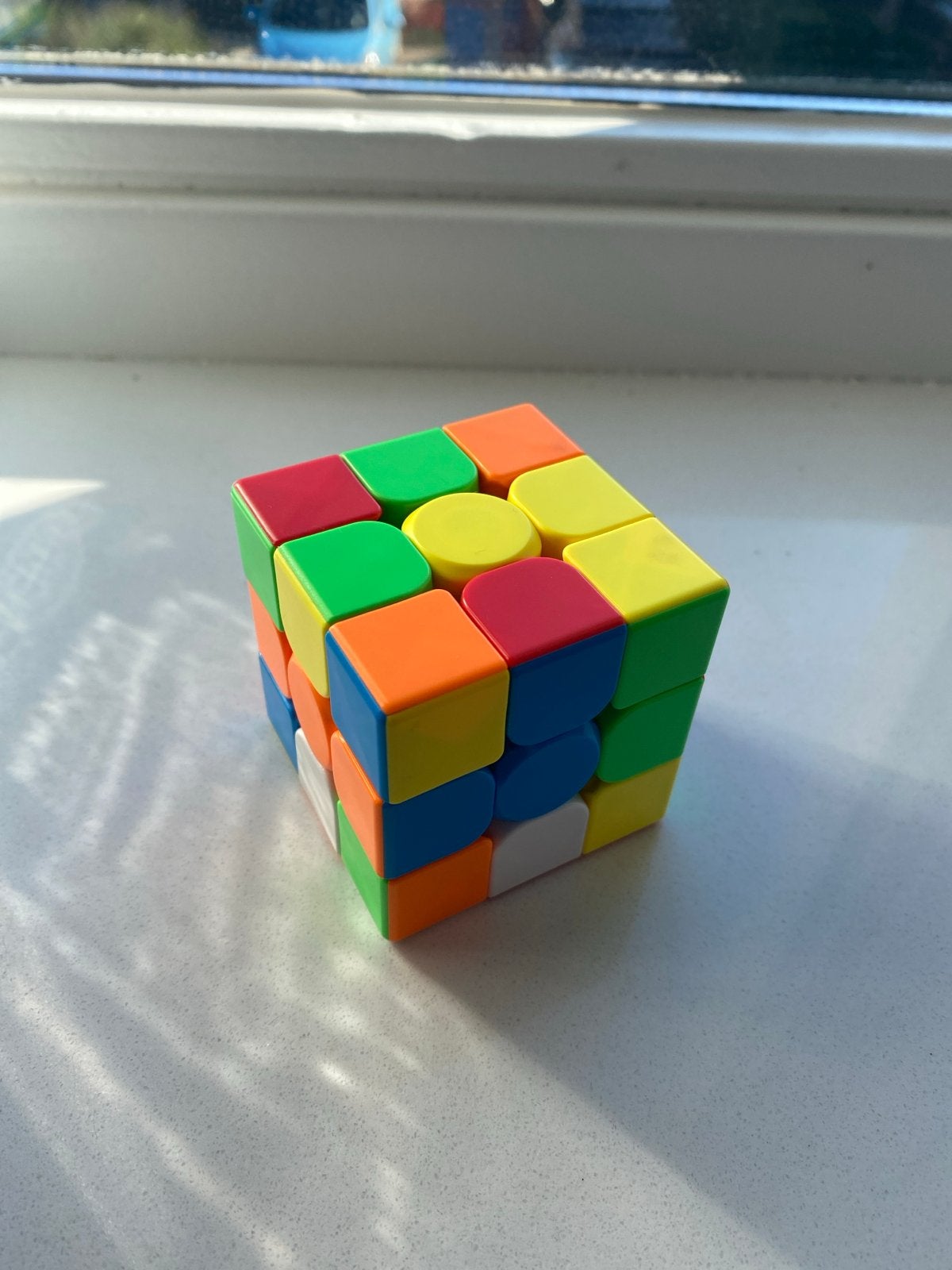 Rubiks Kubus - Klassieke Puzzel, Ophalen of Verzenden, Zo goed als nieuw, Jongen of Meisje