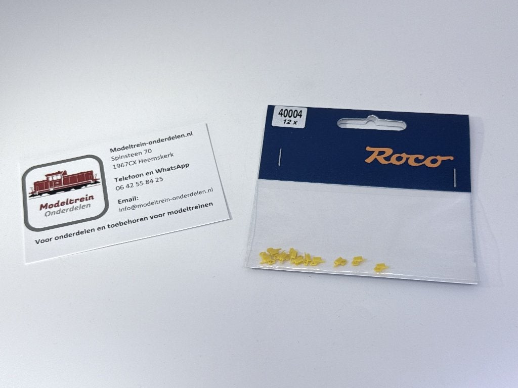 Roco 40004 - Remschoenen 12 Stk. geel H0, Gelijkstroom of Wisselstroom, Overige typen, Nieuw, Ophalen of Verzenden