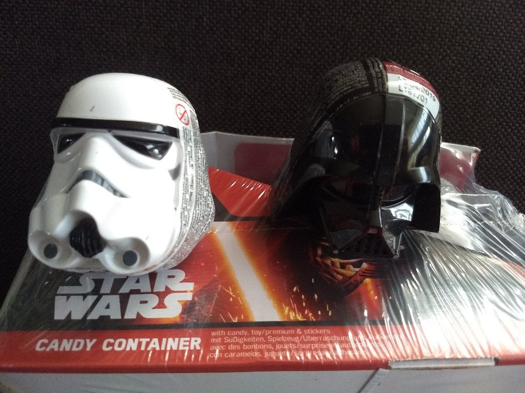 Star Wars candy container., Ophalen of Verzenden, Nieuw, Actiefiguurtje