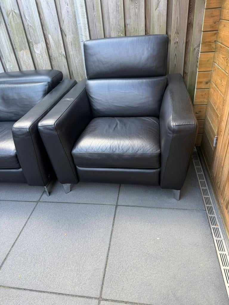 Natuzzi fauteuils, Ophalen, Zo goed als nieuw, 50 tot 75 cm, Leer